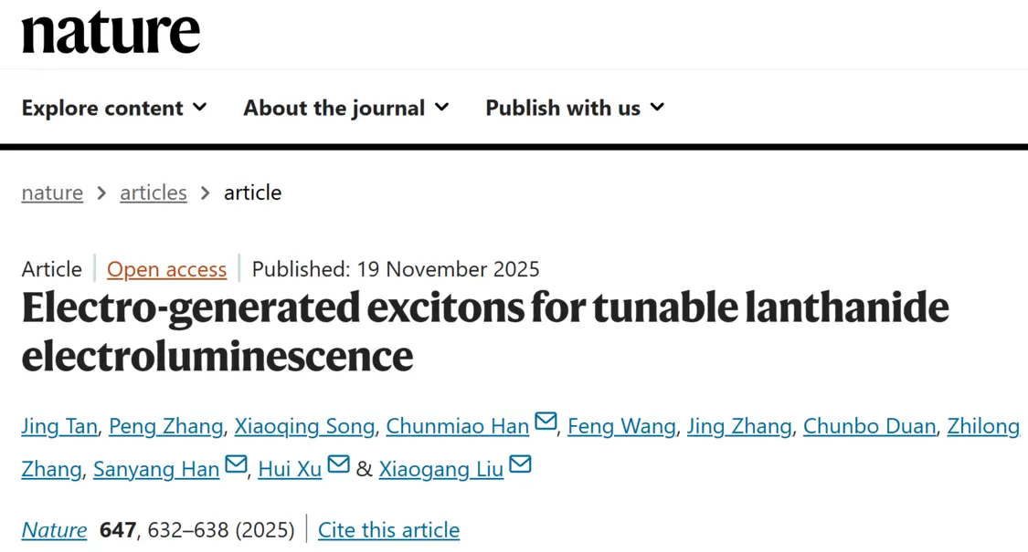 △《自然》网站文章截图