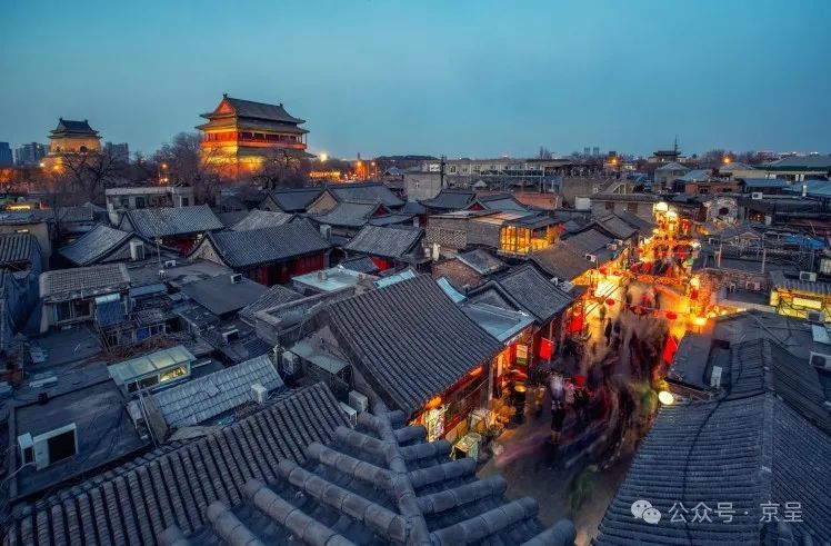 钟鼓楼夜景。赵瑞 摄